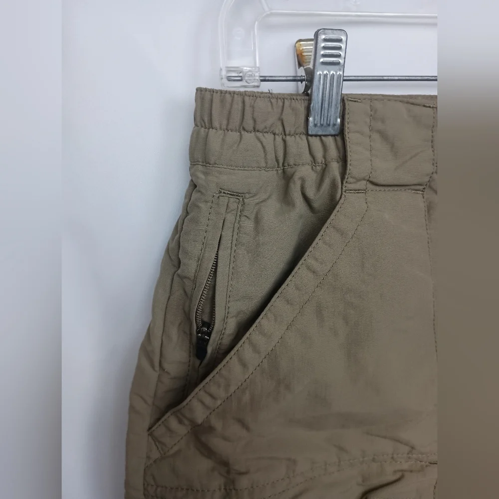 L.L BEAN‎ Large Khaki Brown Tan Cargo Summer Shorts (#99)